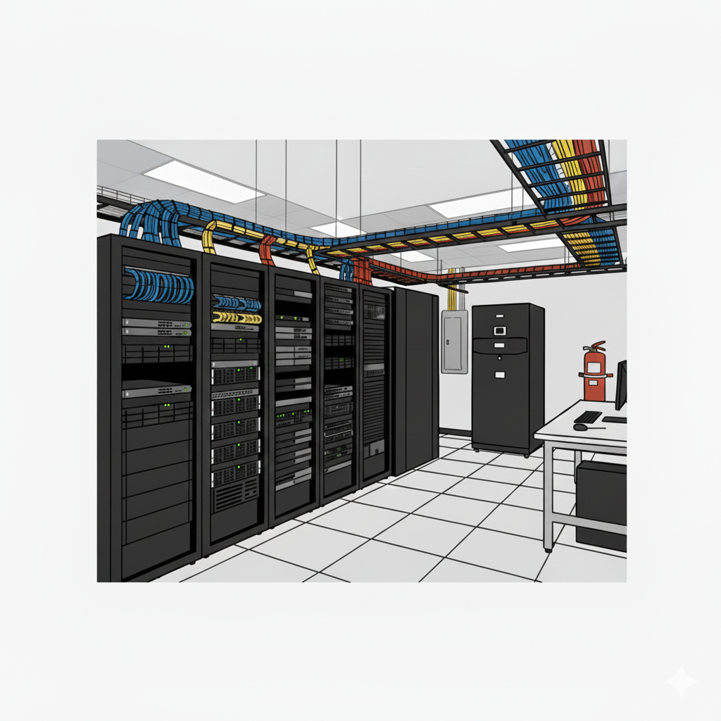 Rack and single-server colocation in the Knoxville, Tennessee facility